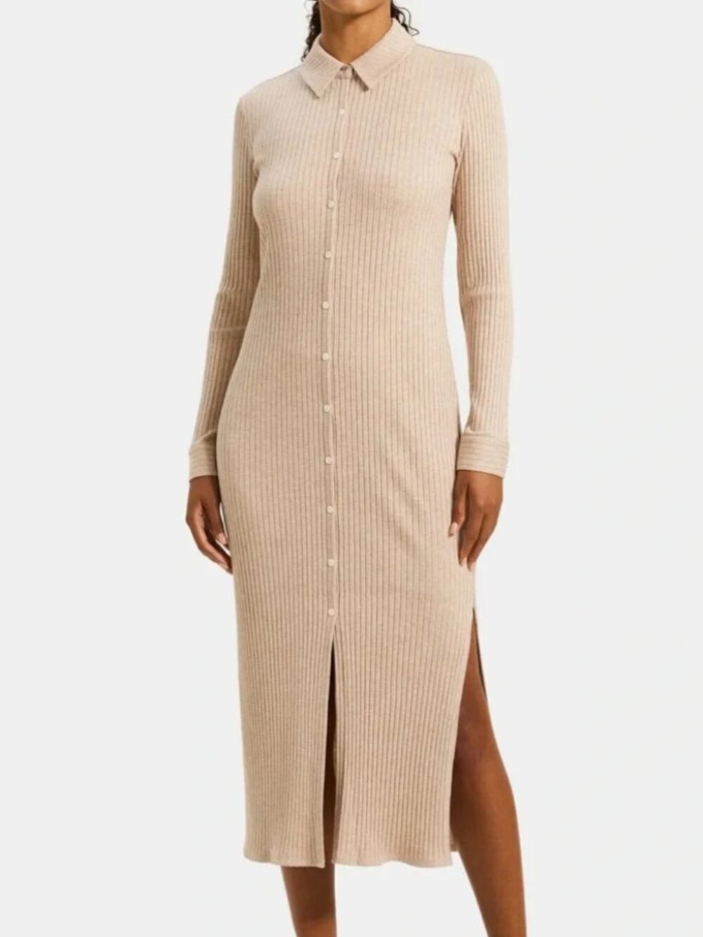 Theory ribbed knit dress